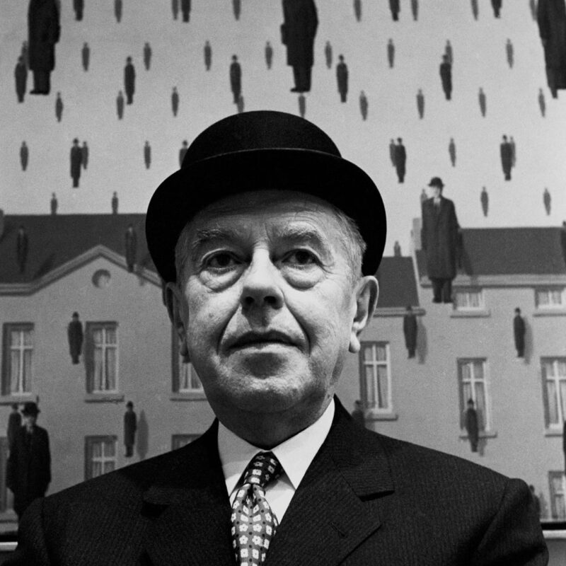 René Magritte at MoMA, 1954