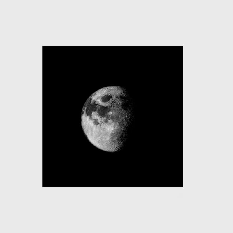 023 Half-Moon, Homebound, Attributed to Alfred Worden, Apollo 15, July 26-August 7, 1971